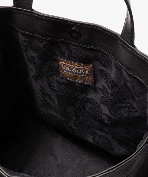 MR.OLIVE E.O.I /WATER PROOF WASHABLE LEATHER / LOGGER BAG (MEDIUM) ミスターオリーブ イーオーアイ/ウォータープルーフウォッシャブルレザー/ロガーバッグ(M)